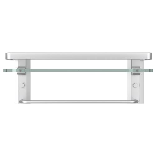 Danpoo Bathroom Shelves Wall Mount, Tempered Glass Floating Shelves