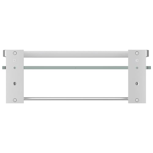 Danpoo Bathroom Shelves Wall Mount, Tempered Glass Floating Shelves