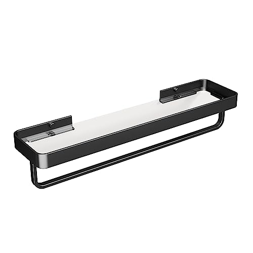 Danpoo Bathroom Wall Shelf, Floating Shelf for Bathroom Wall Storage, Glass Bathroom Shelf Organizer Wall Mounted