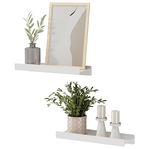 Danpoo Black Floating Shelves for Wall Metal Shelf Wall Mounted Shelves for Bathroom Wall Shelves,12 inch
