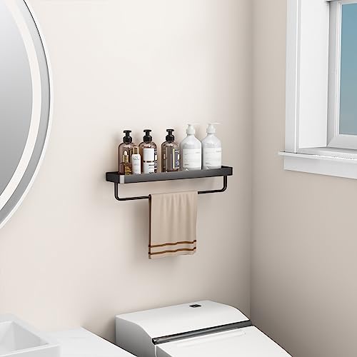 Danpoo Bathroom Wall Shelf, Floating Shelf for Bathroom Wall Storage, Glass Bathroom Shelf Organizer Wall Mounted