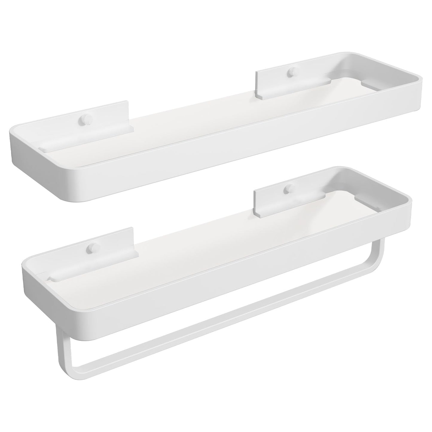 Danpoo Bathroom Wall Shelf, Floating Shelf for Bathroom Wall Storage, Glass Bathroom Shelf Organizer Wall Mounted