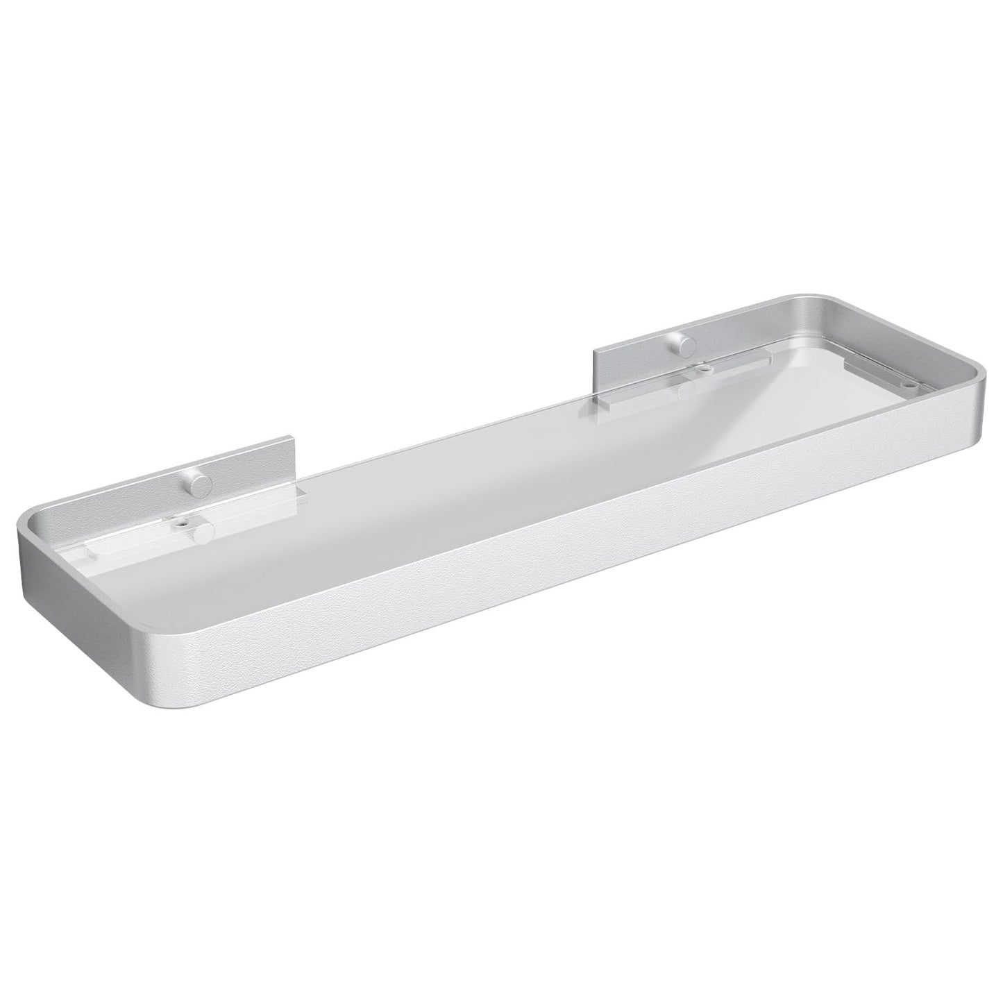 Danpoo Bathroom Wall Shelf, Floating Shelf for Bathroom Wall Storage, Glass Bathroom Shelf Organizer Wall Mounted