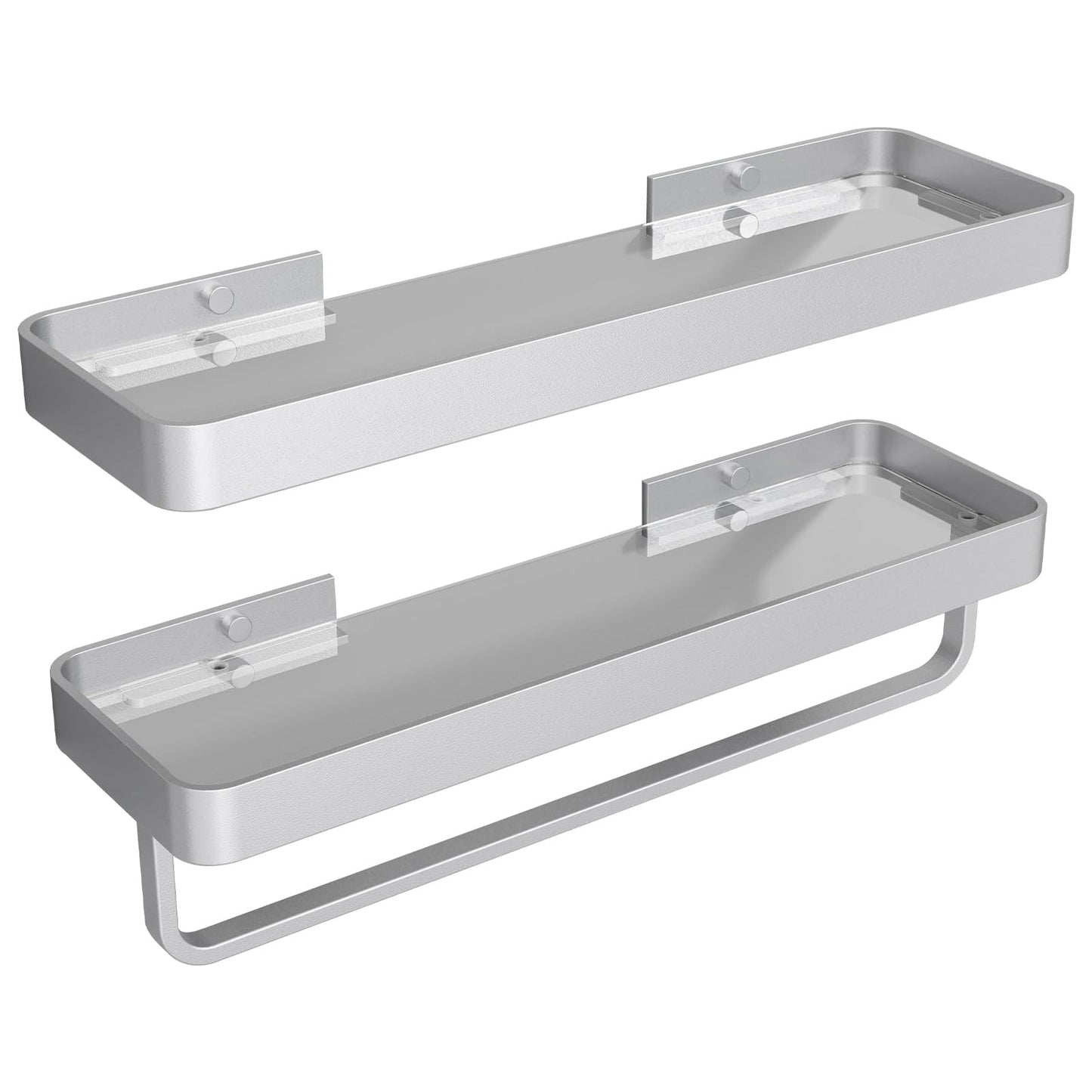 Danpoo Bathroom Wall Shelf, Floating Shelf for Bathroom Wall Storage, Glass Bathroom Shelf Organizer Wall Mounted